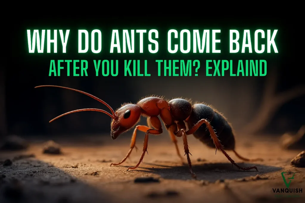 Ants come back after you kill them