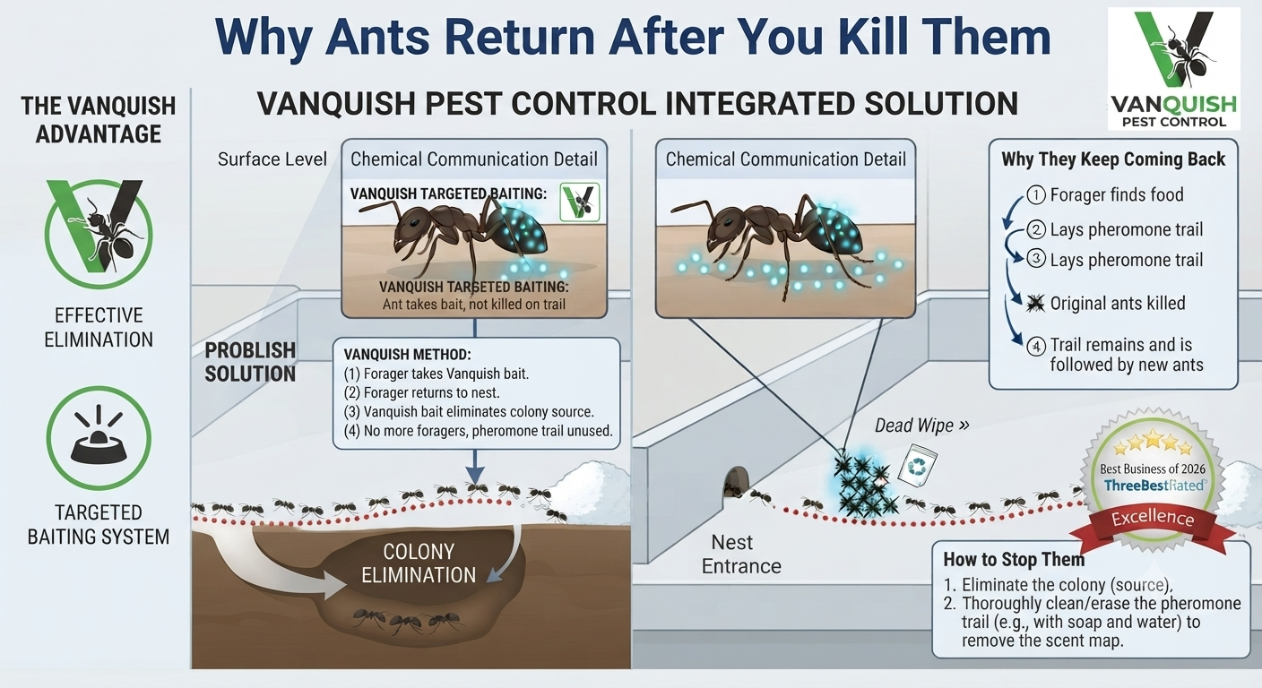 Ants Come Back After You Kill Them