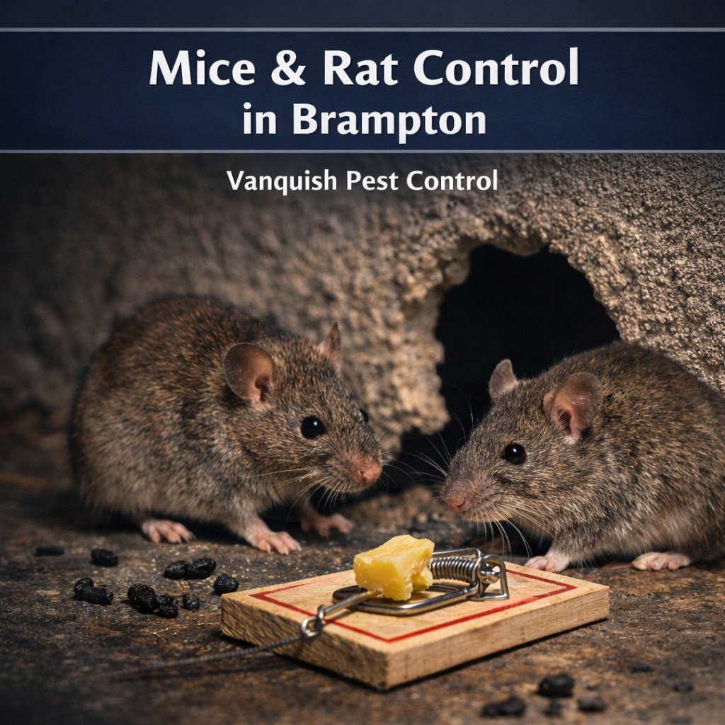 Mice and rat control in Brampton