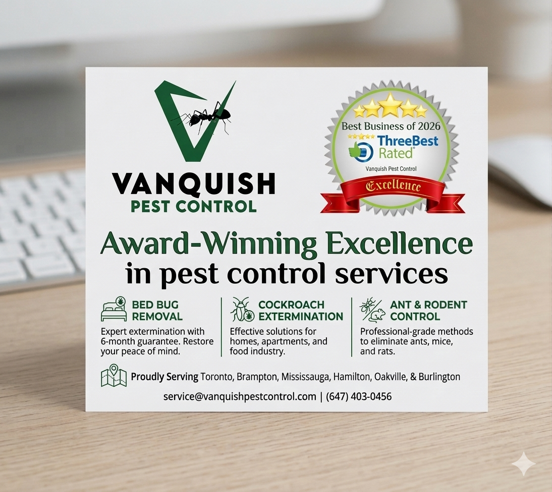 Award-Winning Pest Control in Brampton