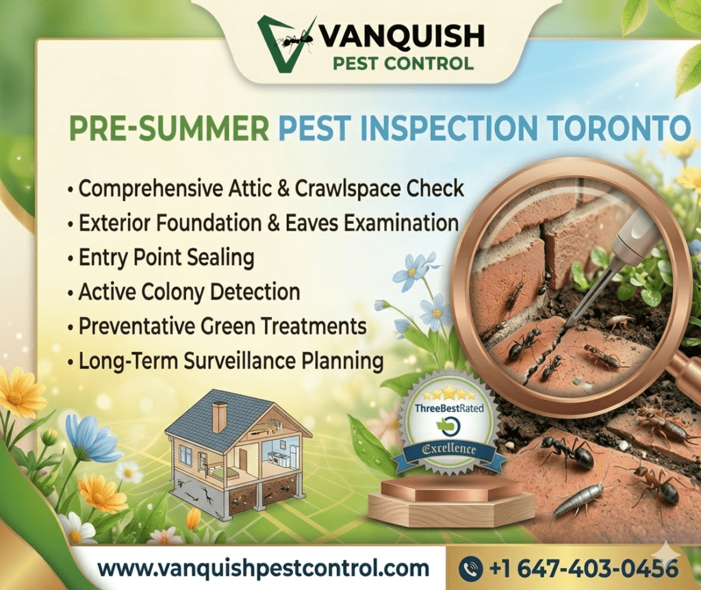 Pre-Summer Pest Inspection Toronto
