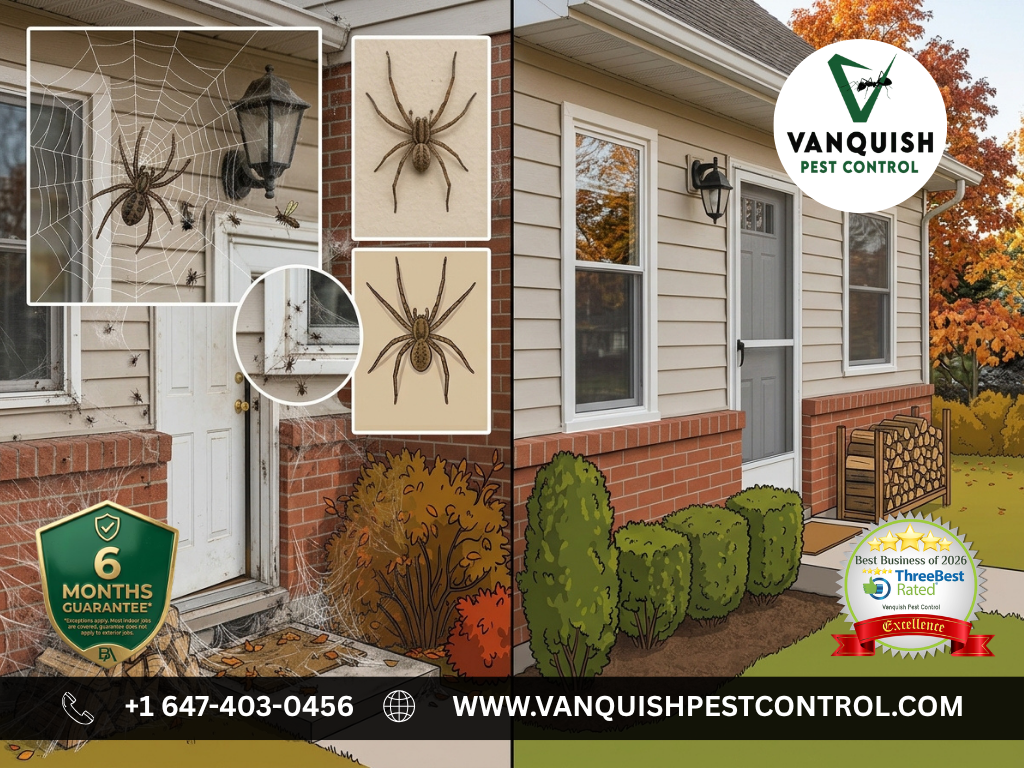 Spider Control in Ontario Why Spiders Enter Homes and How to Keep Them Away