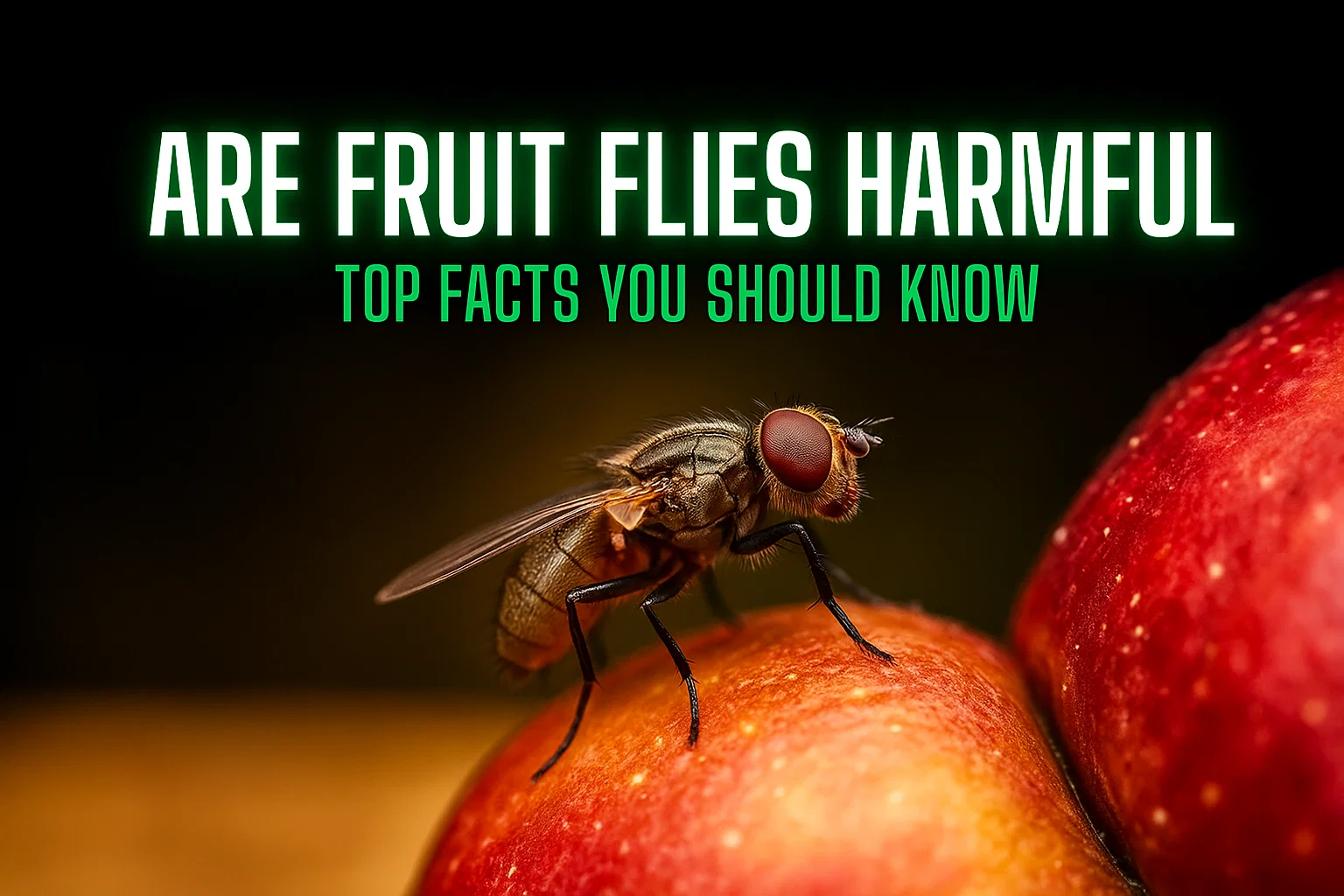 Are fruit flies harmful